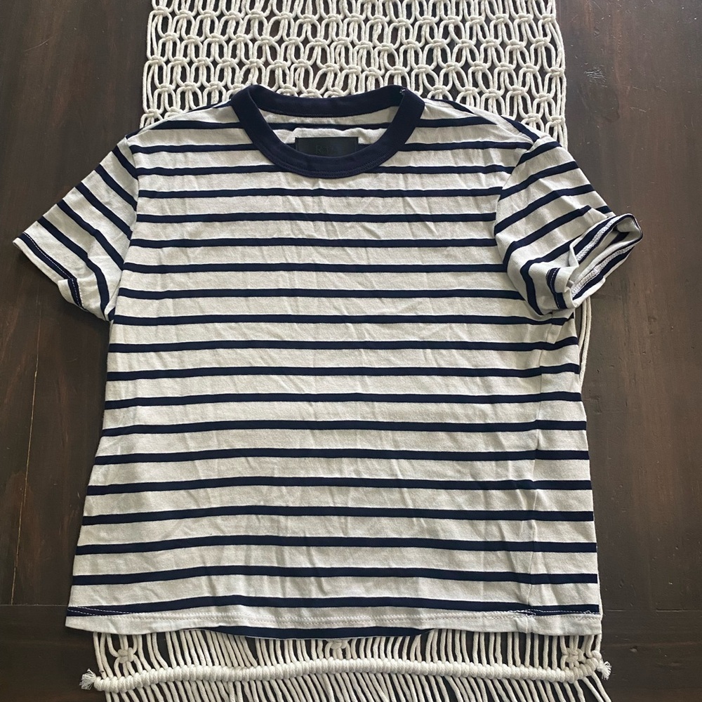 RtA pinstriped tee shirt